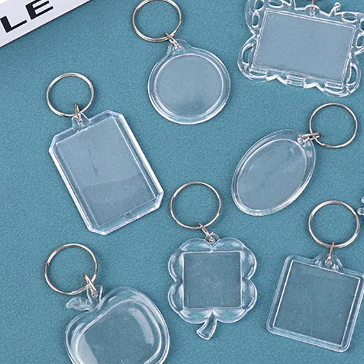 Photography Hacks - 5 Stuks Blanco Fotolijst Sleutelhanger Doorzichtige