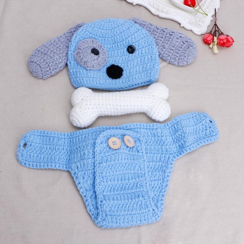 Photography Outfits - 3-delig pasgeboren fotografie prop hoed +