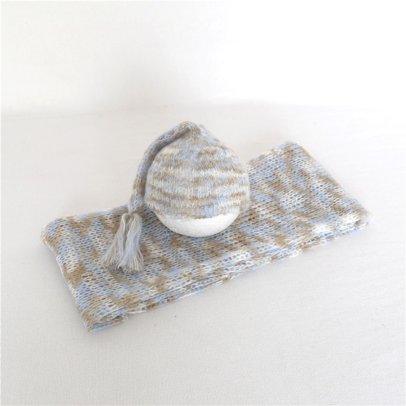 Photography Outfits - Gebreide jersey wrap en hoed sets