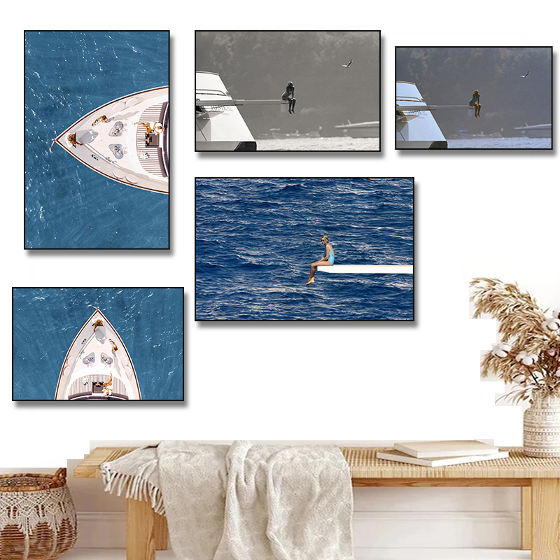 Photography Black And White - 1 stuk frameloos canvas schilderij vintage