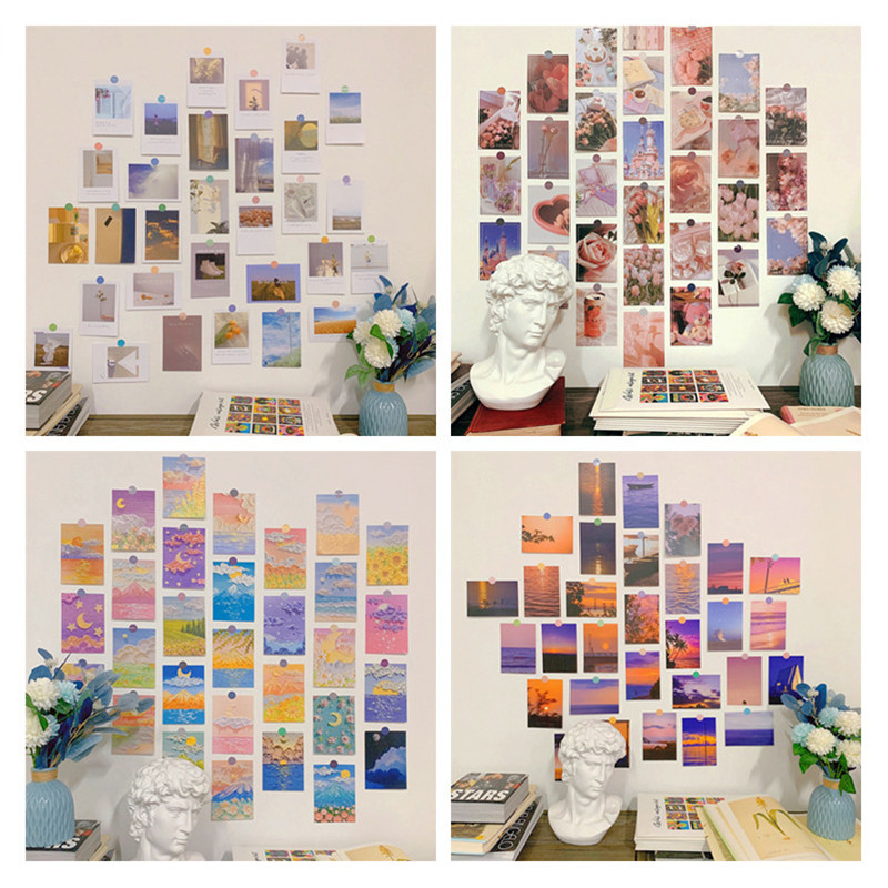 Photography Background - 30 stuks romantische kunstposters stickers fotografie