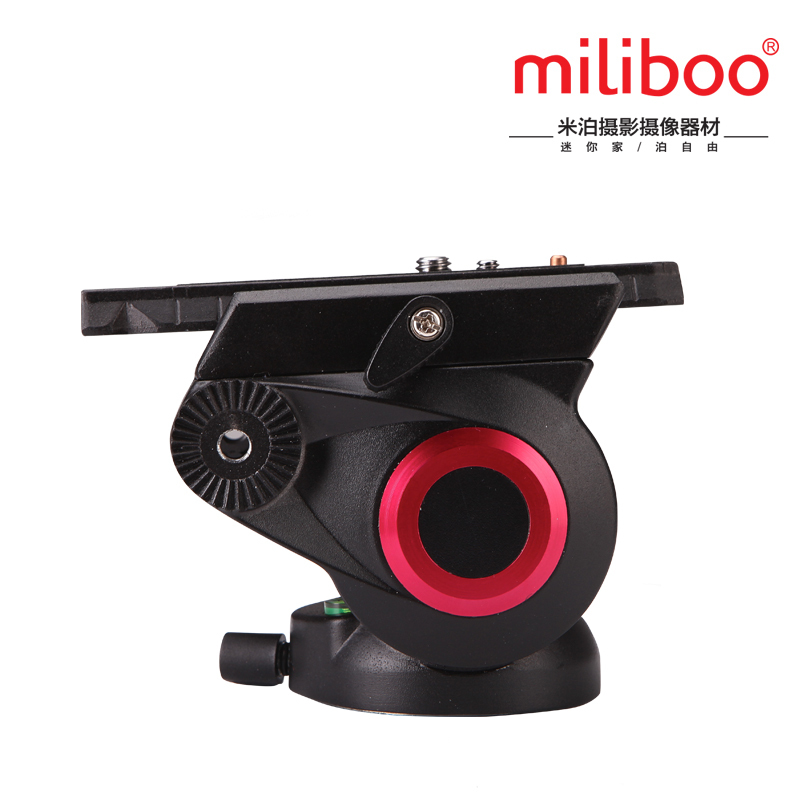 Fluid Head Tripod - Professionele 65-mm vloeistofkogelkopadapter toegepast op statief
