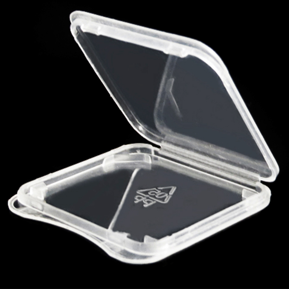 Memory Card Case - 1000 stks/partij Plastic Clear Standaard SD