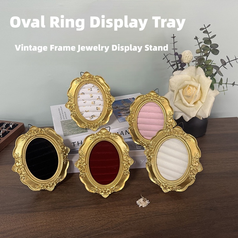 Photography Hacks - Vintage Frame Sieraden Display Tray Fluwelen