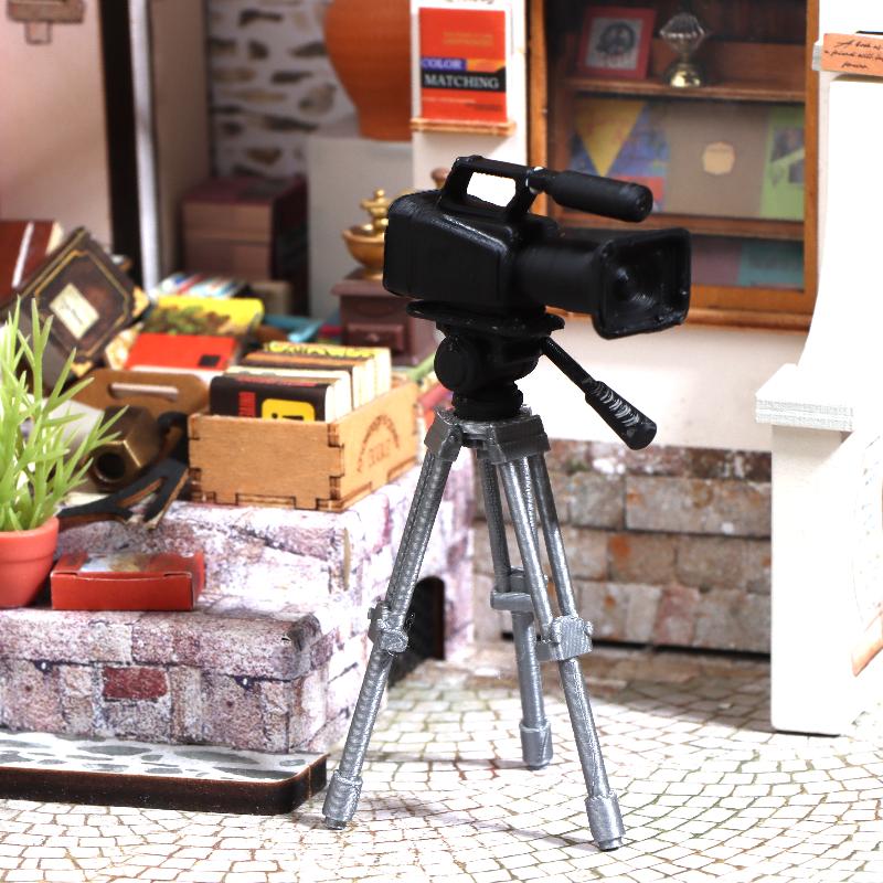 Photography Videos - Mini Videocamera Statief Model 1:12 Schaal
