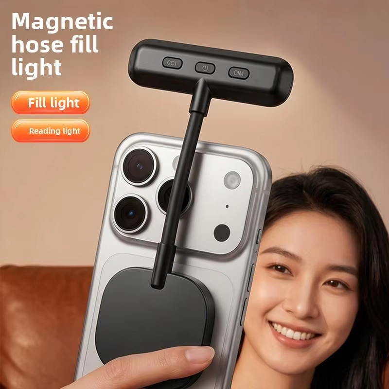 Photography Videos - Magnetische mobiele telefoon invullicht, 3-kleurige draagbare
