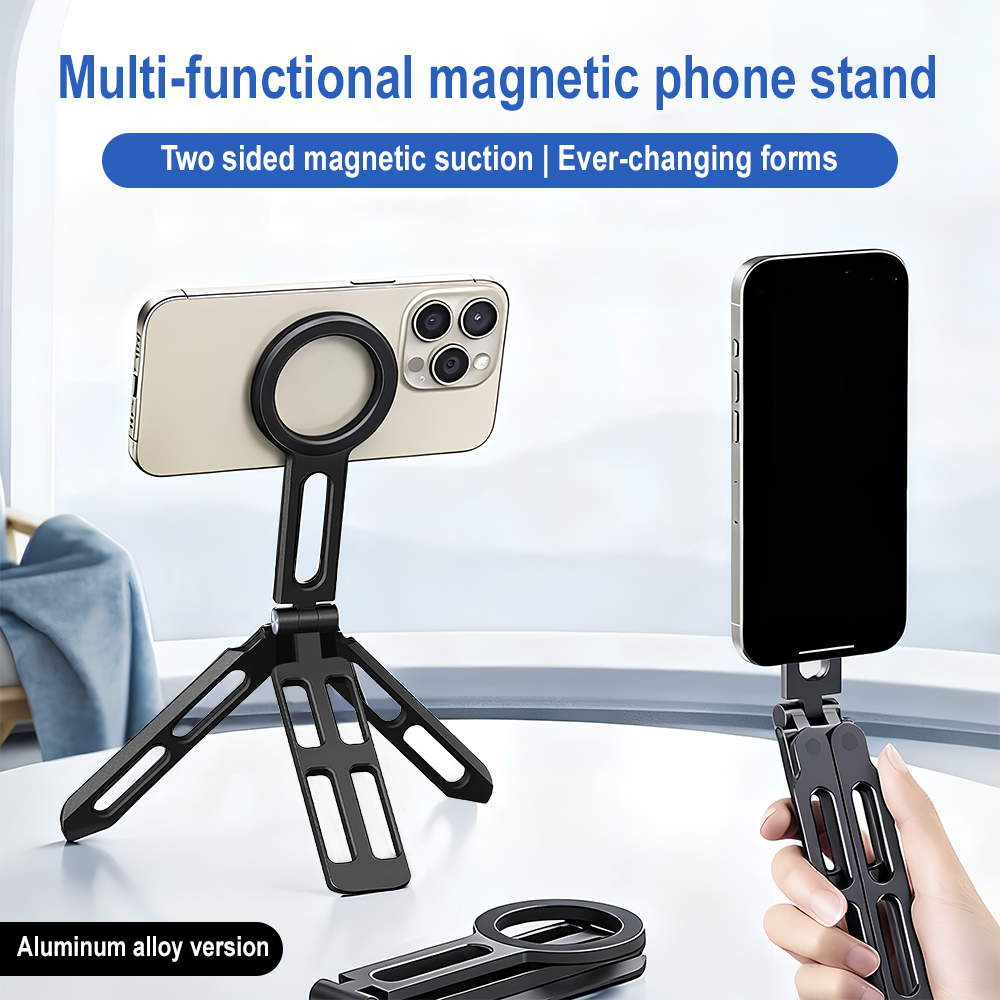 Photography Videos - Magnetische telefoonhouder Vierassige 360° ° Draaibare