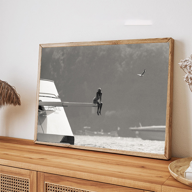 1 stuk frameloos canvas schild - Photography Black And White recensie en prijs