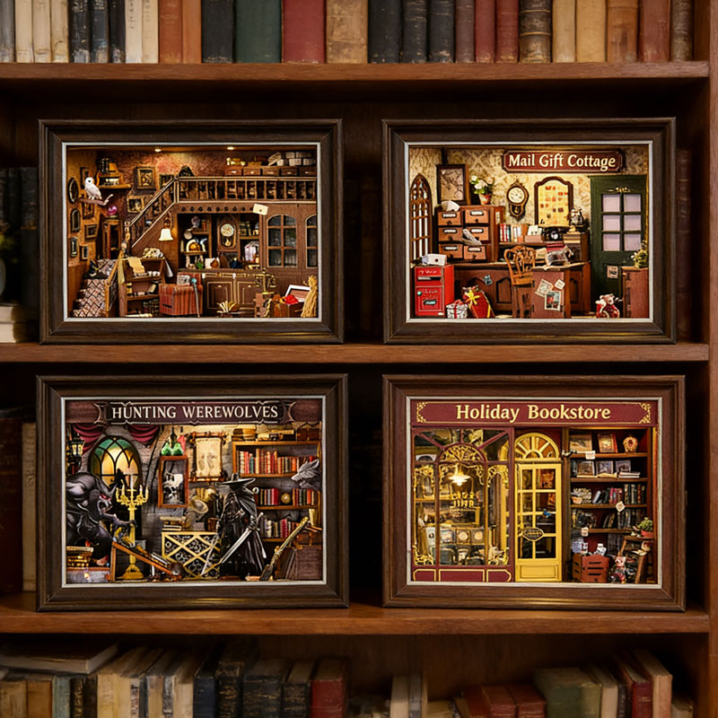 DIY 3D Houten Boekenhoekje Kit - Photography Hacks recensie en prijs