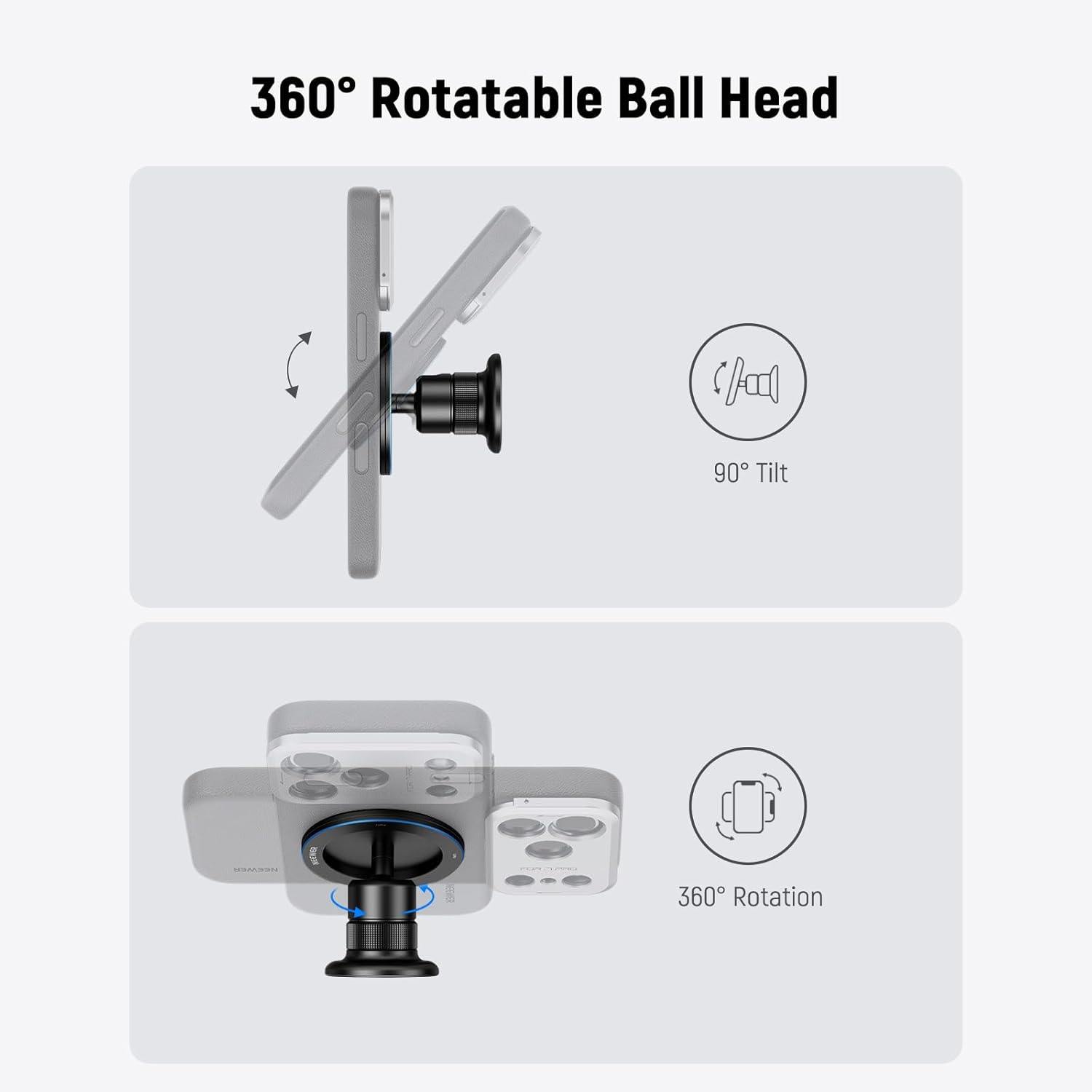 NEEWER Magnetische telefoonsta - Fluid Head Tripod recensie en prijs