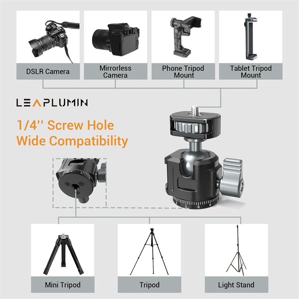 LEAPLIGHT Metalen Mini Balhoof - Fluid Head Tripod recensie en prijs