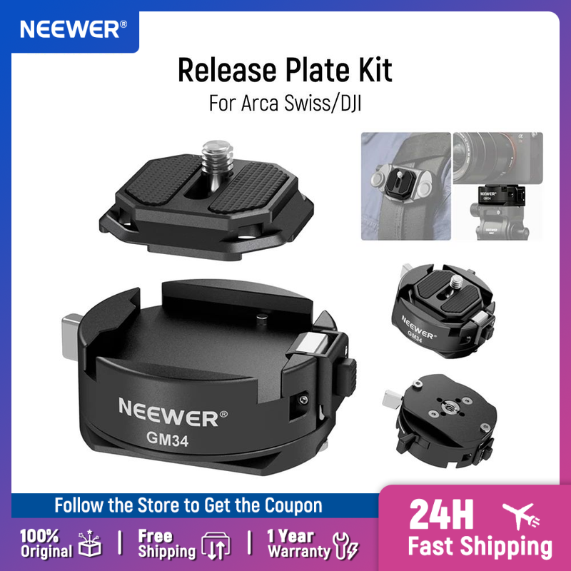 Neewer GM47 Quick Release Plat - Peak Design Clip recensie en prijs