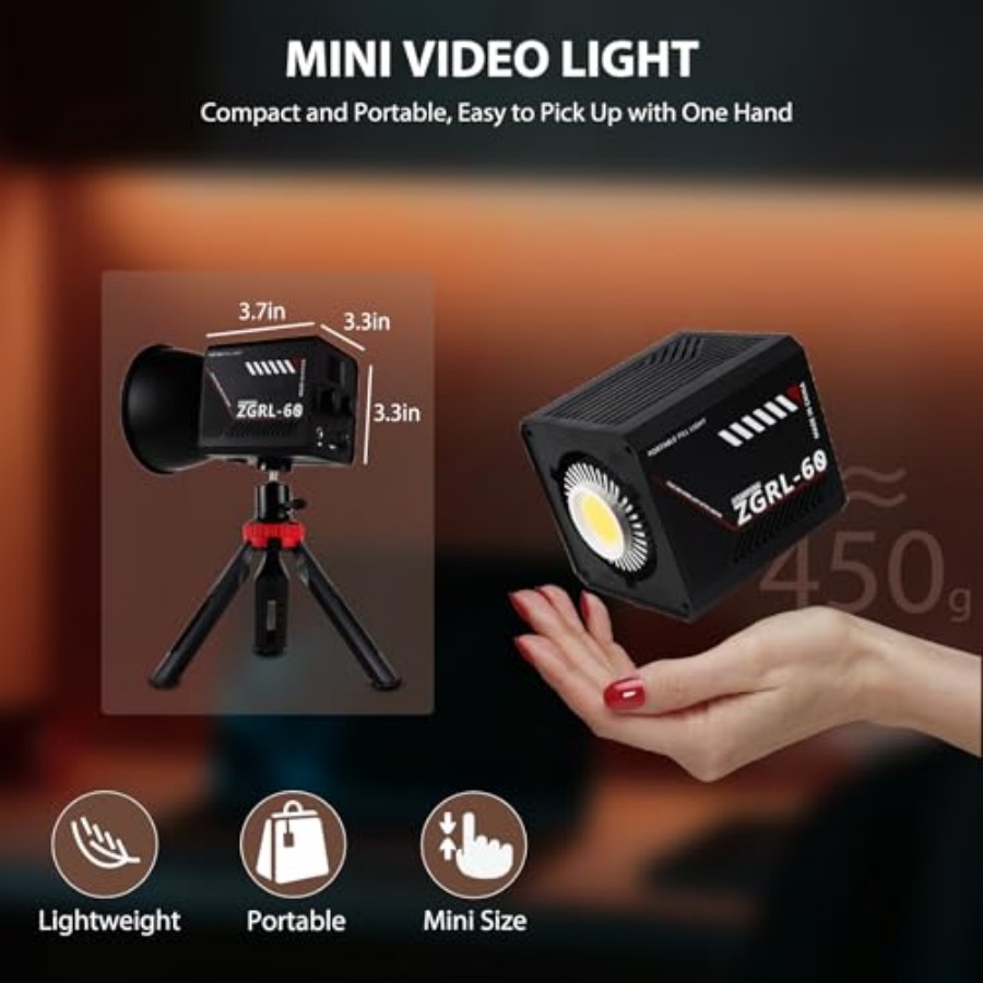 60W COB LED-videolamp Handheld - Photography Videos recensie en prijs