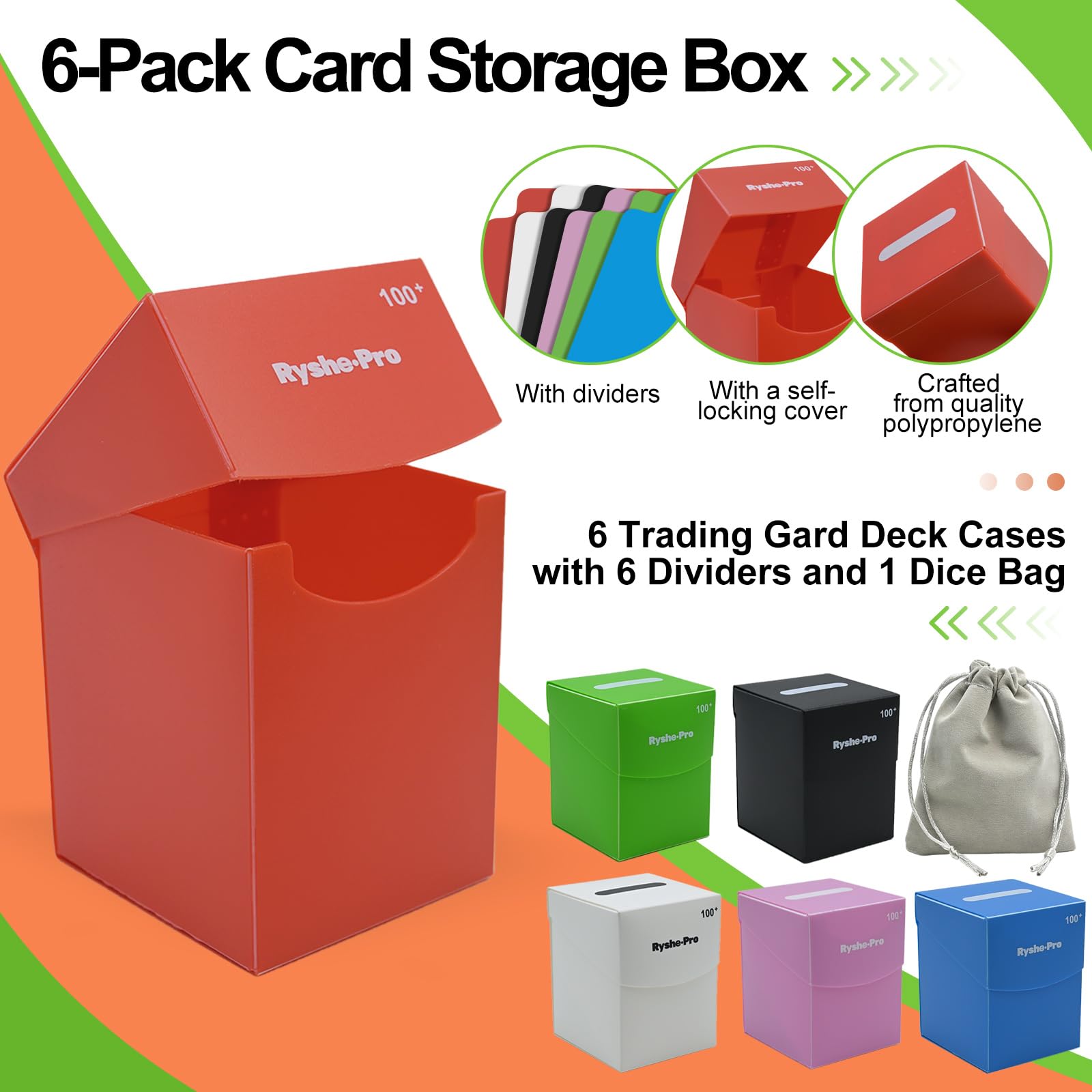 TCG Deck Box voor 100+ kaarten - Memory Card Case recensie en prijs