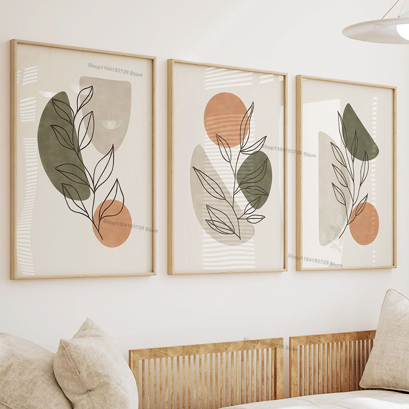 Boho Groen Oranje Blad Zon Reg - Photography Landscape recensie en prijs