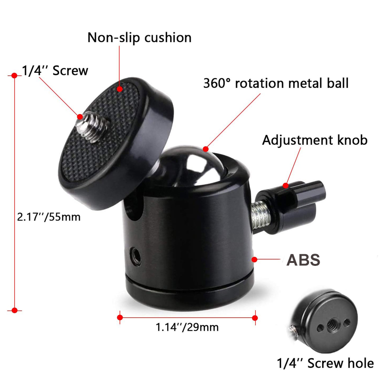 Balhoofd Adapter Mount Base 1/ - Fluid Head Tripod recensie en prijs