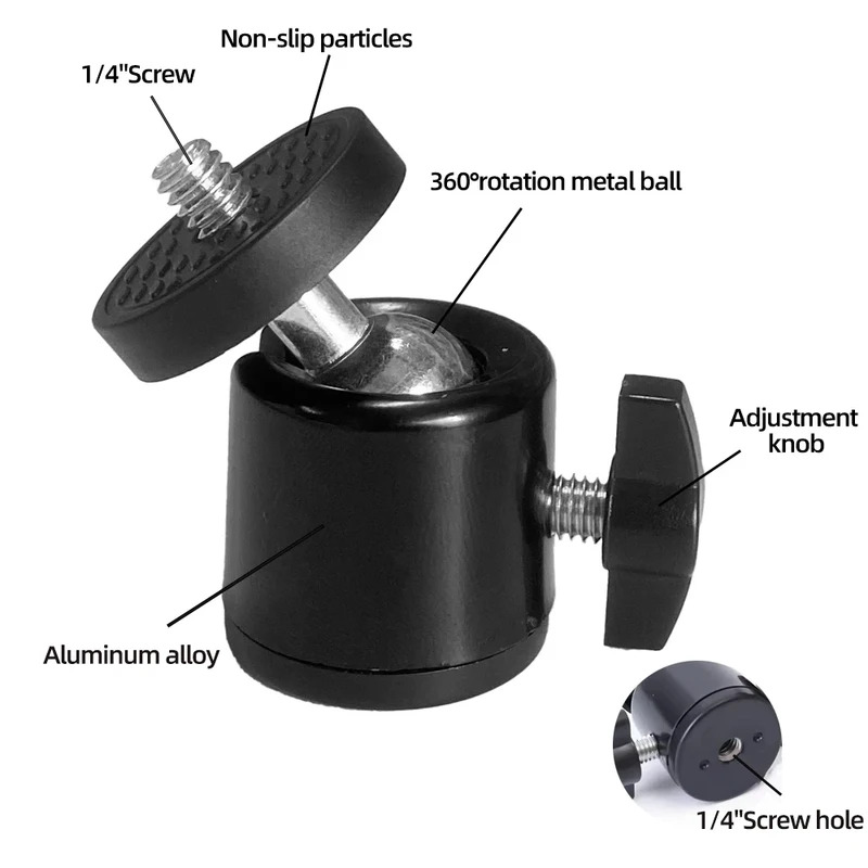 Hete schoen 1/4 schroefgat sta - Fluid Head Tripod recensie en prijs