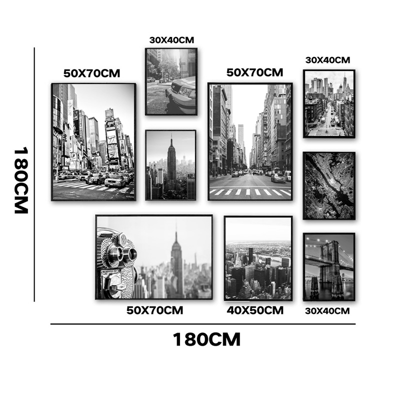 New York City canvas schilderi - Photography Black And White recensie en prijs